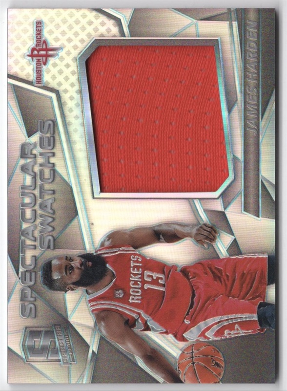 2016-17 Panini Spectra - Spectacular Swatches #22 - James Harden MEM, SN149 - Houston Rockets