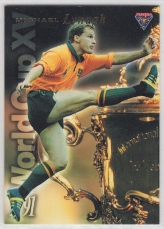UNION - 1995 Futera Rugby Union - 1991 World Cup XV #WC10 - Michael Lynagh SN4000 - Australia