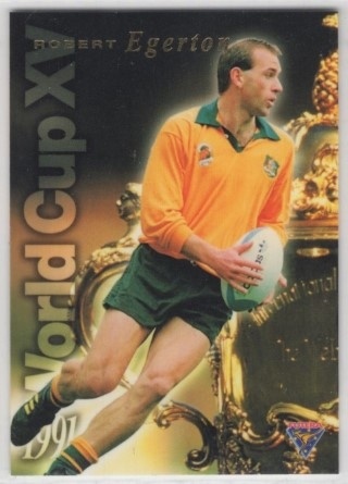 UNION - 1995 Futera Rugby Union - 1991 World Cup XV #WC14 - Robert Egerton SN4000 - Australia