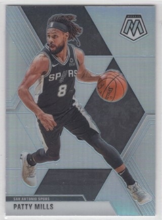 2019-20 Panini Mosaic - Prizm Silver #036 - Patty Mills - San Antonio Spurs