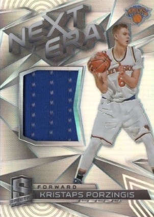 2016-17 Panini Spectra - Next Era #34 - Kristaps Porzingis MEM, SN149 - New York Knicks