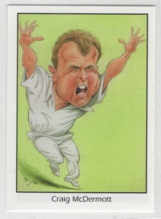 CRICKET - 1994 Weet Bix - Australian Test Cricketers - #04 Craig McDermott - Australia