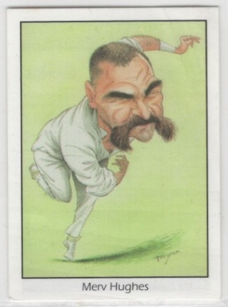 CRICKET - 1994 Weet Bix - Australian Test Cricketers - #09 Merv Hughes - Australia