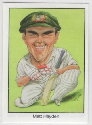 CRICKET - 1994 Weet Bix - Australian Test Cricketers - #11 Matthew Hayden - Australia