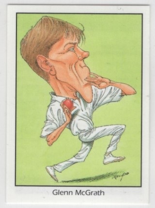CRICKET - 1994 Weet Bix - Australian Test Cricketers - #18 Glenn McGrath - Australia