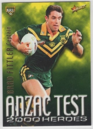 NRL - 2000 Select - Anzac Test Heroes #A02 - Brad Fittler - Australian Kangaroos