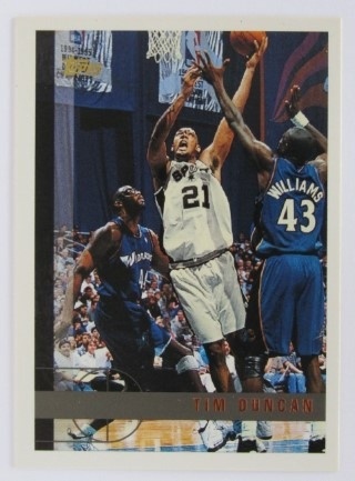 1997-98 Topps - #115 Tim Duncan - ROOKIE - San Antonio Spurs