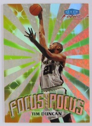 1999-00 Fleer Focus - Focus Pocus #2FP - Tim Duncan - San Antonio Spurs
