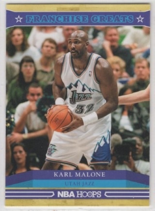 2012-13 Hoops - Franchise Greats #12 - Karl Malone - Utah Jazz
