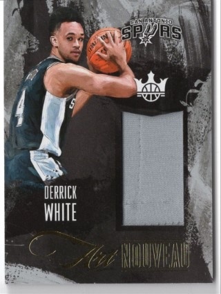 2017-18 Court Kings - Art Nouveau #AN-DW - Derrick White MEM - ROOKIE - San Antonio Spurs