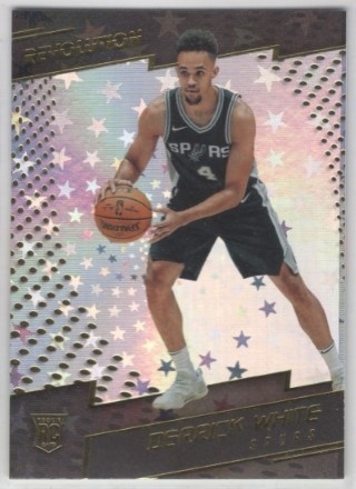 2017-18 Panini Revolution - Astro #122 - Derrick White - ROOKIE - San Antonio Spurs