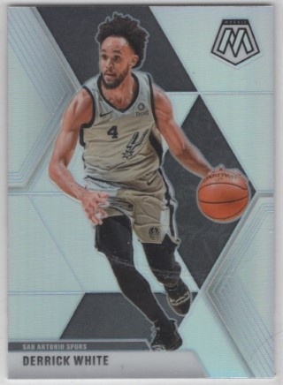 2019-20 Panini Mosaic - Prizm Silver #016 - Derrick White - San Antonio Spurs