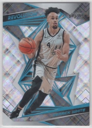 2019-20 Panini Revolution - Cosmic #093 - Derrick White SN100 - San Antonio Spurs