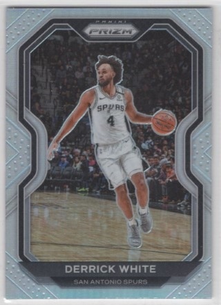 2020-21 Panini Prizm - Prizm Silver #174 - Derrick White - San Antonio Spurs