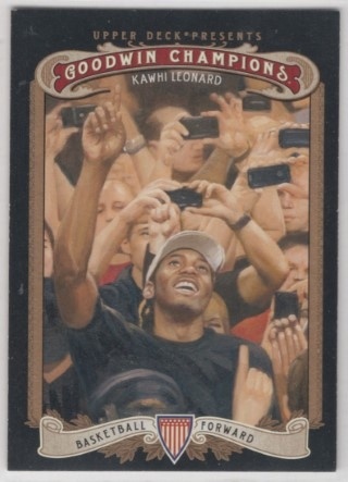 2012 Upper Deck Goodwin Champions - #120 Kawhi Leonard - ROOKIE - San Diego State Aztecs