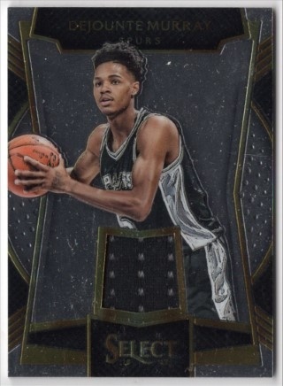 2016-17 Select - Rookie Swatches #09 - Dejounte Murray MEM - ROOKIE - San Antonio Spurs