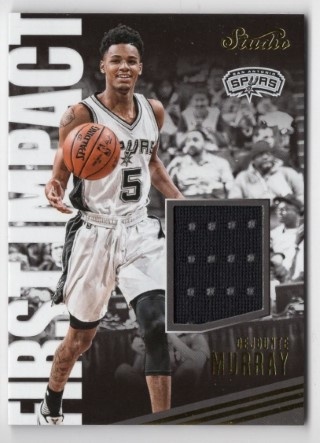 2016-17 Studio - First Impact #21 - Dejounte Murray MEM - ROOKIE - San Antonio Spurs