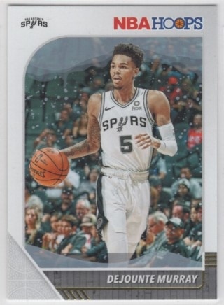 2019-20 Hoops Winter - #174 Dejounte Murray - San Antonio Spurs