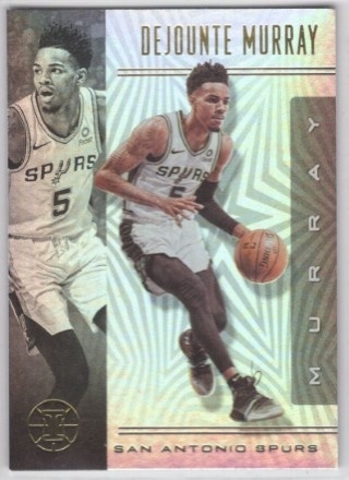 2019-20 Panini Illusions - #056 Dejounte Murray - San Antonio Spurs