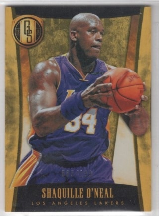 2013-14 Panini Gold Standard - #286 - Shaquille O'Neal SN199 - LA Lakers