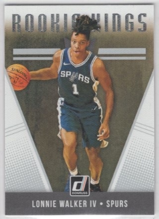 2018-19 Donruss - Rookie Kings #10 - Lonnie Walker IV - ROOKIE - San Antonio Spurs
