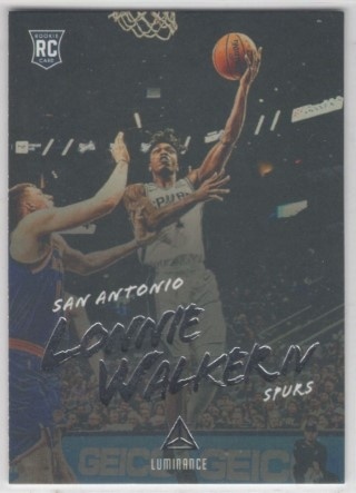 2018-19 Panini Chronicles - #153 Luminance - Lonnie Walker IV - ROOKIE - San Antonio Spurs