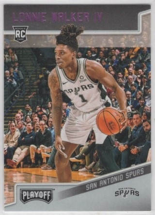 2018-19 Panini Chronicles - Pink #196 Playoff - Lonnie Walker IV - ROOKIE - San Antonio Spurs