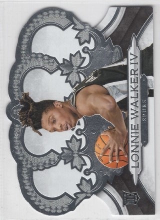 2018-19 Crown Royale - #141 Lonnie Walker IV - ROOKIE - San Antonio Spurs