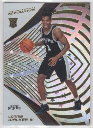 2018-19 Panini Revolution - Astro #125 - Lonnie Walker IV - ROOKIE - San Antonio Spurs