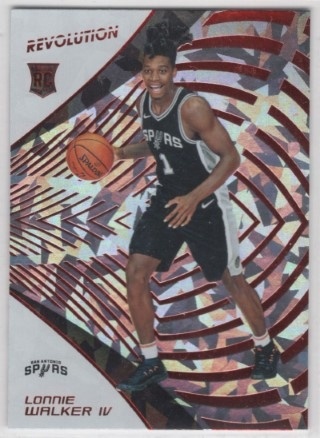 2018-19 Panini Revolution - Chinese New Year #125 - Lonnie Walker IV - ROOKIE - San Antonio Spurs