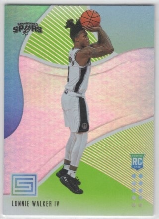 2018-19 Panini Status - Green #128 - Lonnie Walker IV - ROOKIE - San Antonio Spurs