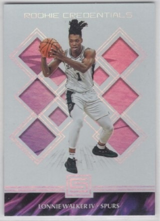 2018-19 Panini Status - Rookie Credentials #32 - Lonnie Walker IV - ROOKIE - San Antonio Spurs