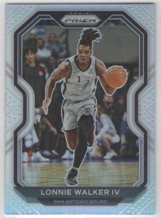 2020-21 Panini Prizm - Prizm Silver #142 - Lonnie Walker IV - San Antonio Spurs