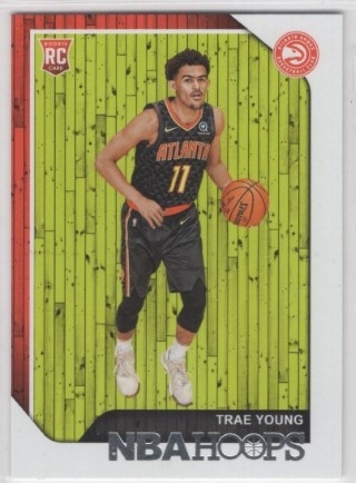 2018-19 Hoops - #250 Trae Young - ROOKIE - Atlanta Hawks