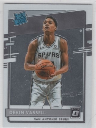2020-21 Donruss Optic - #161 Rated Rookie - Devin Vassell - ROOKIE - San Antonio Spurs