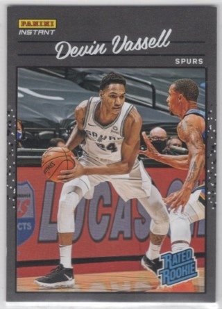 2020-21 Panini Instant - NBA Rated Rookie Retro #RR11 - Devin Vassell PR3558 - ROOKIE - San Antonio Spurs