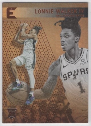 2018-19 Panini Chronicles - Bronze #225 Essentials - Lonnie Walker IV - ROOKIE - San Antonio Spurs