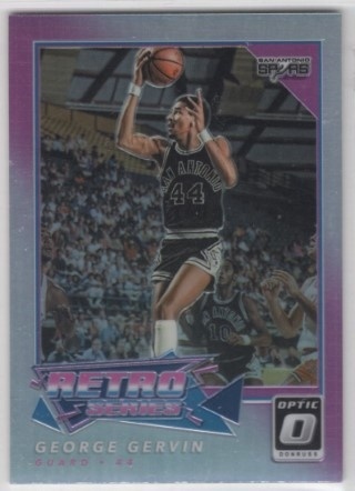 2017-18 Donruss Optic - Retro Series Holo #12 - George Gervin - San Antonio Spurs