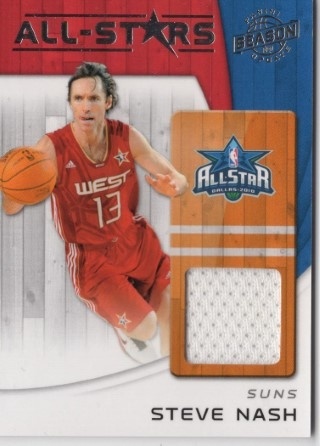 2010-11 Panini Season Update - All Stars Materials #21 - Steve Nash MEM - Phoneix Suns / All Star West