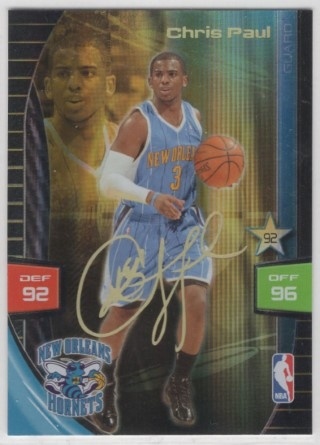 2009-10 Adrenalyn XL - Extra Signature #NNO - Chris Paul - New Orleans Hornets