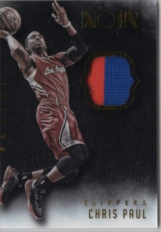 2014-15 Panini Noir - Acetate Noir Materials Prime #ANP-CP3 - Chris Paul MEM, SN25 - LA Clippers