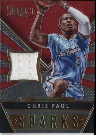 2014-15 Select - Sparks Jerseys #02 - Chris Paul MEM, SN149 - LA Clippers