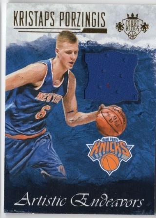 2016-17 Court Kings - Artistic Endeavors #05 - Kristaps Porzingis SN149 - New York Knicks