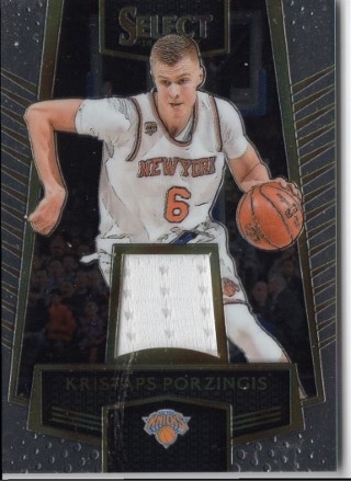 2016-17 Select - Select Swatches #64 - Kristaps Porzingis MEM - New York Knicks