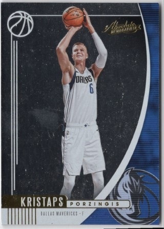 2019-20 Absolute Memorabilia - #041 Kristaps Porzingis - Dallas Mavericks