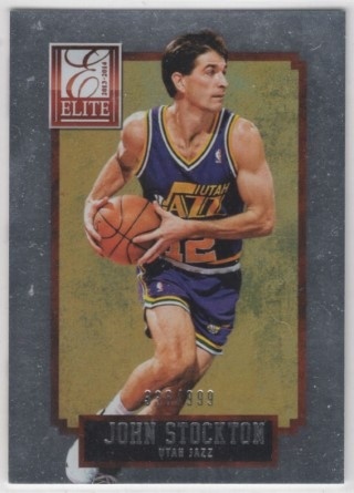 2013-14 Elite - #266 John Stockton SN999 - Utah Jazz