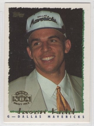 1994-95 Topps - #037 Jason Kidd - ROOKIE - Dallas Mavericks