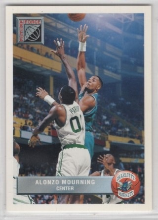 1992-93 Upper Deck McDonald's - P44 Future Force - Alonzo Mourning - ROOKIE - Charlotte Hornets