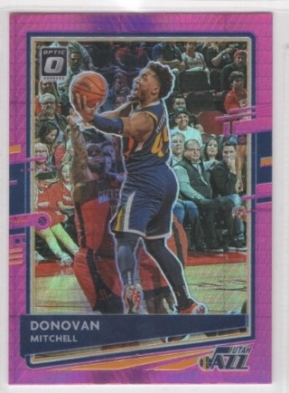 2020-21 Donruss Optic - Hyper Pink #030 - Donovan Mitchell - Utah Jazz
