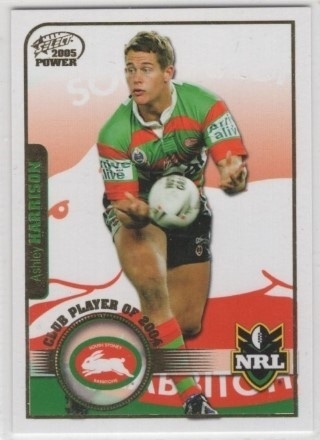 NRL - 2005 Select Power - Club Player of the Year 2004 #CP12 - Ashley Harrison - South Sydney Rabbitohs